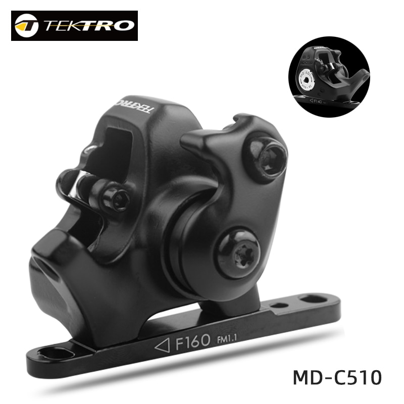 Tektro MD-C510 Racefiets Voor Achter Schijfrem Zwart Fiets Mechanische Remklauw Schijfremmen Fietsen Aluminium Accessoires