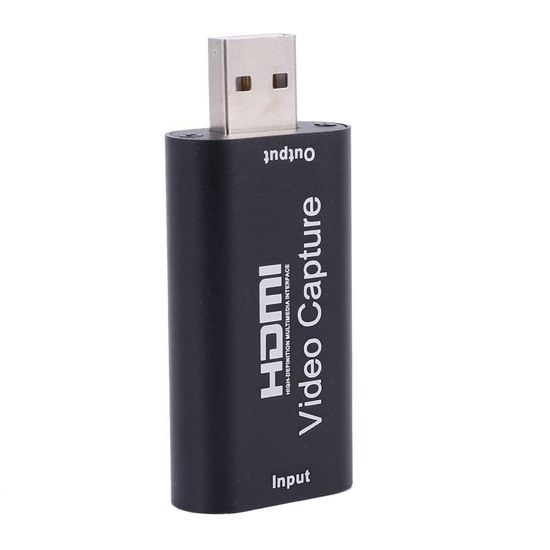 2X Audio Video Capture Kaarten Hdmi Naar Usb 2.0 1080P 4K Opnemen Via Dslr Camcorder Actie Cam