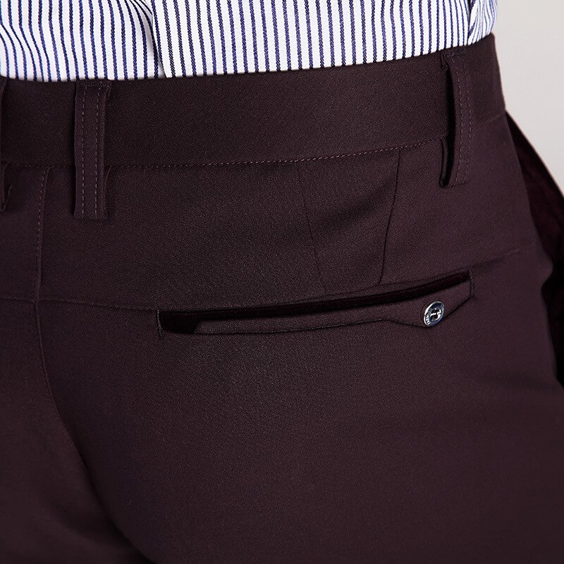 Mænd kjole bukser plus størrelse formelle bukser slim fit bukser bryllup mænd sorte jakkesæt bukser business casual herre kjole bukser