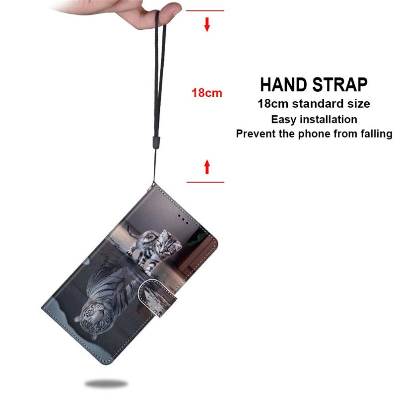 on For Samsung Galaxy A41 Case Fundas Leather Flip Case sFor Coque Samsung A41 A 41 A415F Cover Luxury Wallet Phone Cases Etui