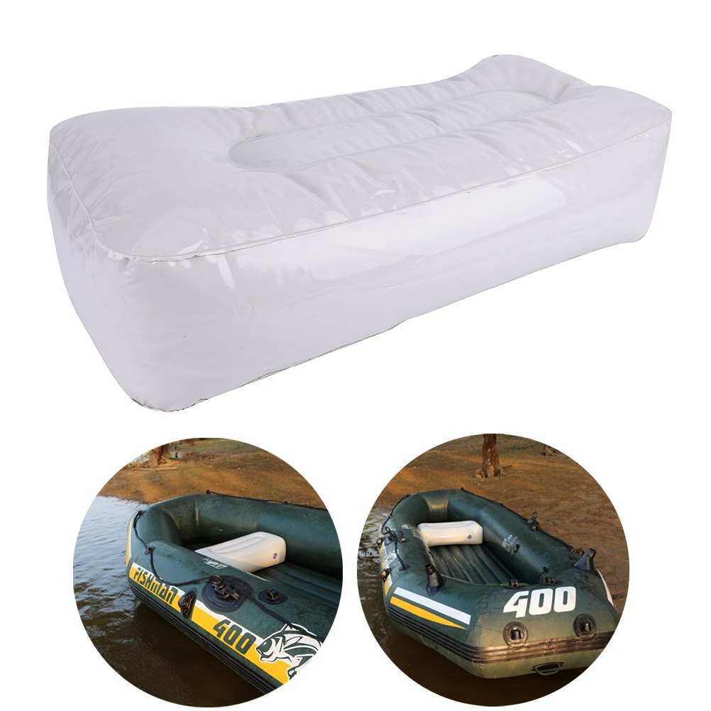 Neue Faltbare air kissen aufblasbare boot sitz für aufblasbare boot fischerboot außen großen ventil camping pvc rest sitz