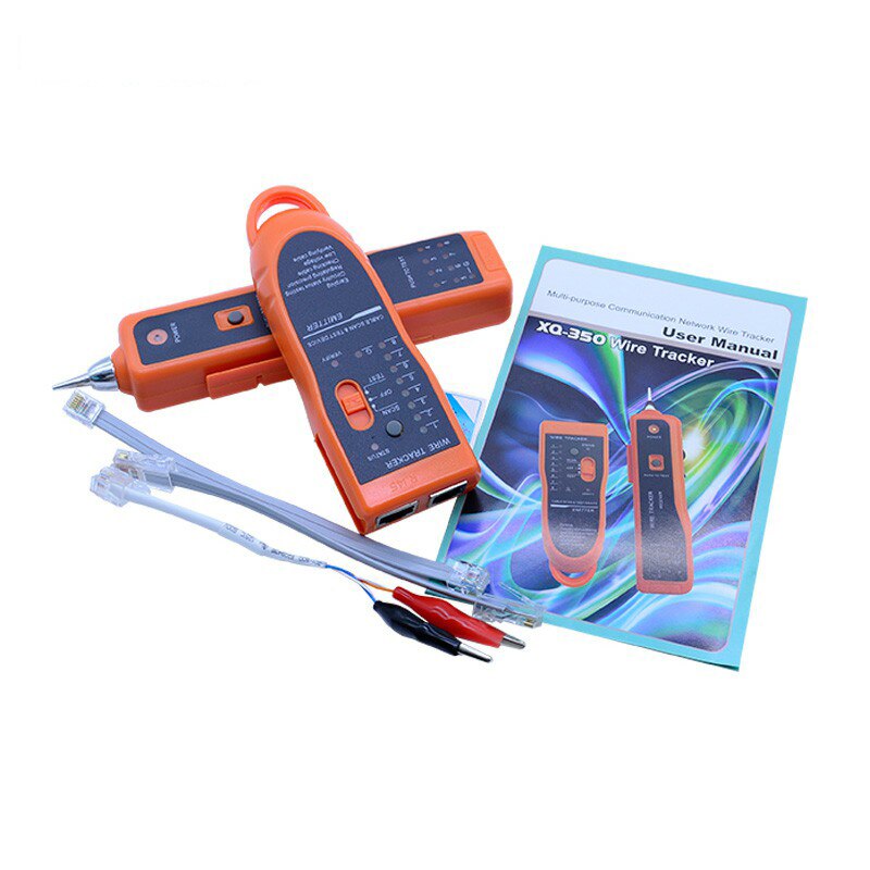 XQ-350 wire tracker RJ45 RJ11 finder network lan cable telephone electrical wire tracker tracer toner