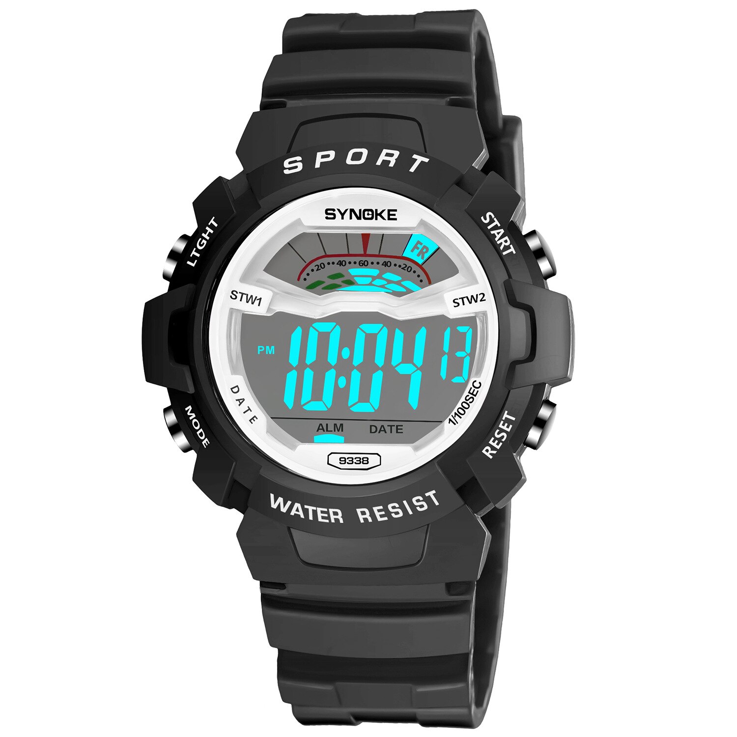Synoke Jongens Horloges Kids Grote Kleine Horloge 14 Kleuren Waterdicht Wekker Multifunctionele Horloge Relogio Infantil Menina Digitale