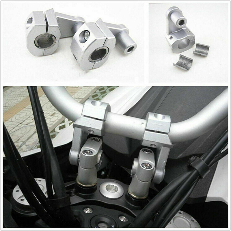 22MM 7/8 "Manubrio Moto Morsetti di Montaggio riser in Lega di Alluminio sporco fossa bicicletta ATV Accessori Moto