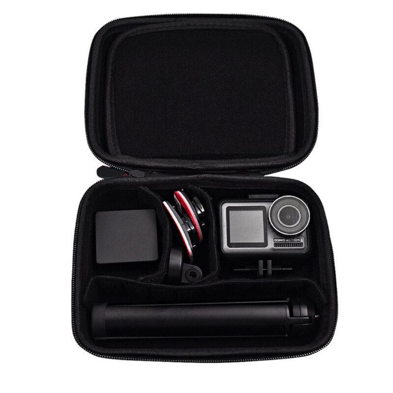 Dji-Osmo-Mobiele Pocket 2 Action Eva Waterdicht En Schokbestendig Pu Carbon Opbergdoos Beschermende Tas