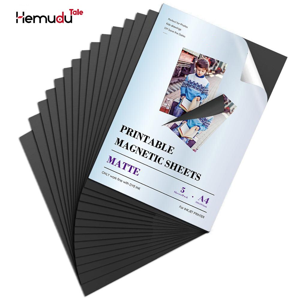 A4 Matte Magnetic Inkjet Sticker Photo Paper for Inkjet Printer