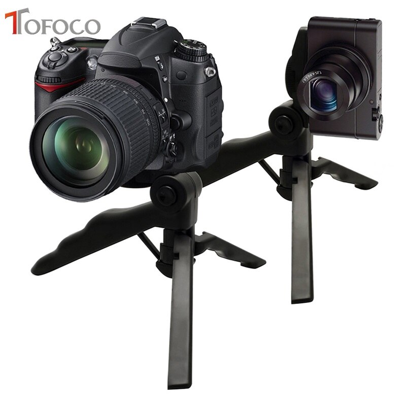 TOFOCO Handle Three-way Adjustable Arms Macro Tripod Desktop Beauty Leg Flexible Tripod Fits for Sony Canon Nikon Pentax Digital