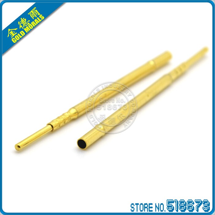 100pcs R100-3T 39.0mm Spring Probe Test Probes Pogo Pin Receptacle