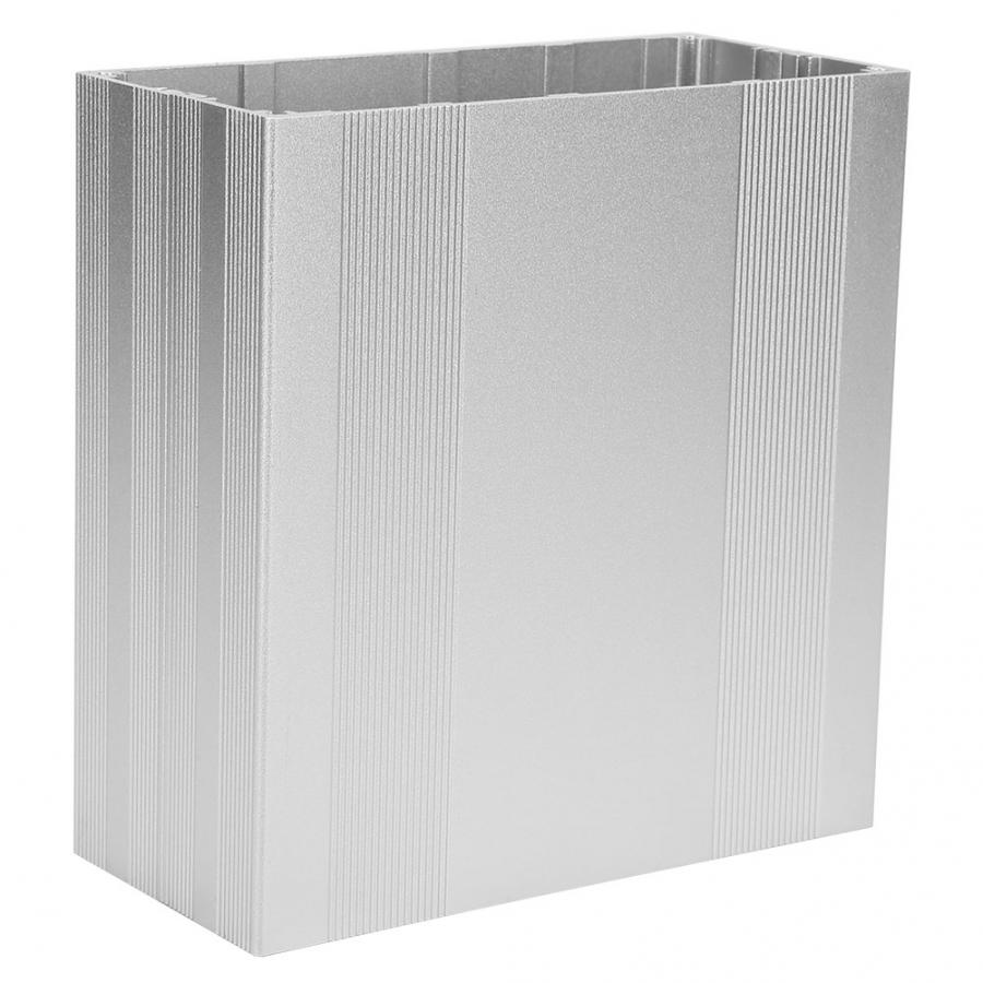 Electrical Box Aluminum Project Box Matte Silver Enclosure Case DIY GPS AnalyzerHIFI Amplifier Casing 68x145x150mm