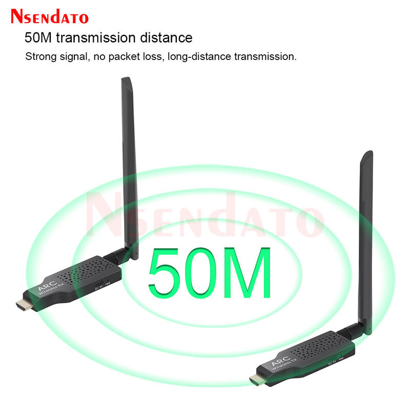 2.4G Wireless Audio HDMI ARC Transmitter Receiver 50M Audio TX&RX Wireless Audio HDMI Extender For TV Projector Sound Bar