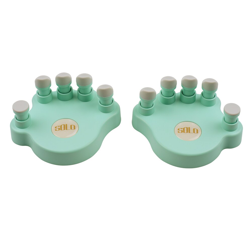 SOLO 1 Pair Piano Finger Trainers Fingers Strength Training Tools Finger Correctors Soft Finger Pads Piano keyboard for beginner: Green