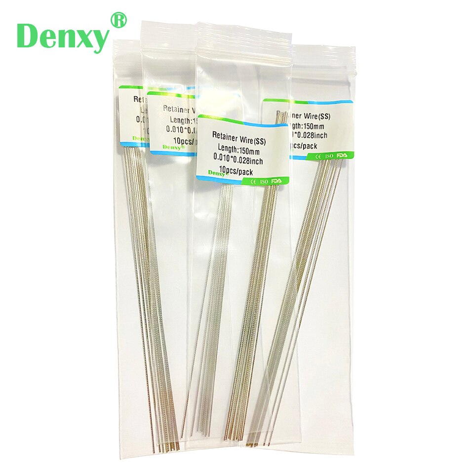 Denxy Orthodontic Lingual Retainer Wires Stainless Steel Lingual Wires SS Lingual Wires Orthodontic Brackets