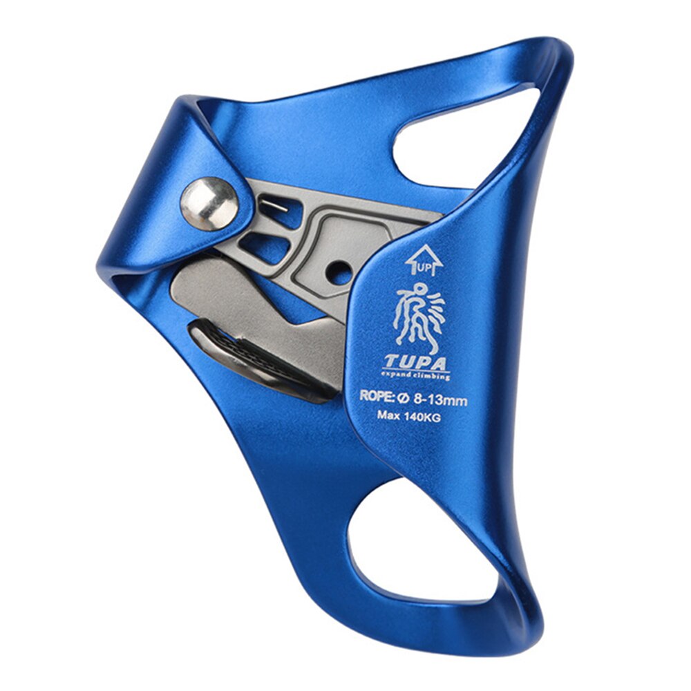 Rock Climbing Chest Ascender Climbing apparatus Anterior abdominal climbing apparatus: Blue