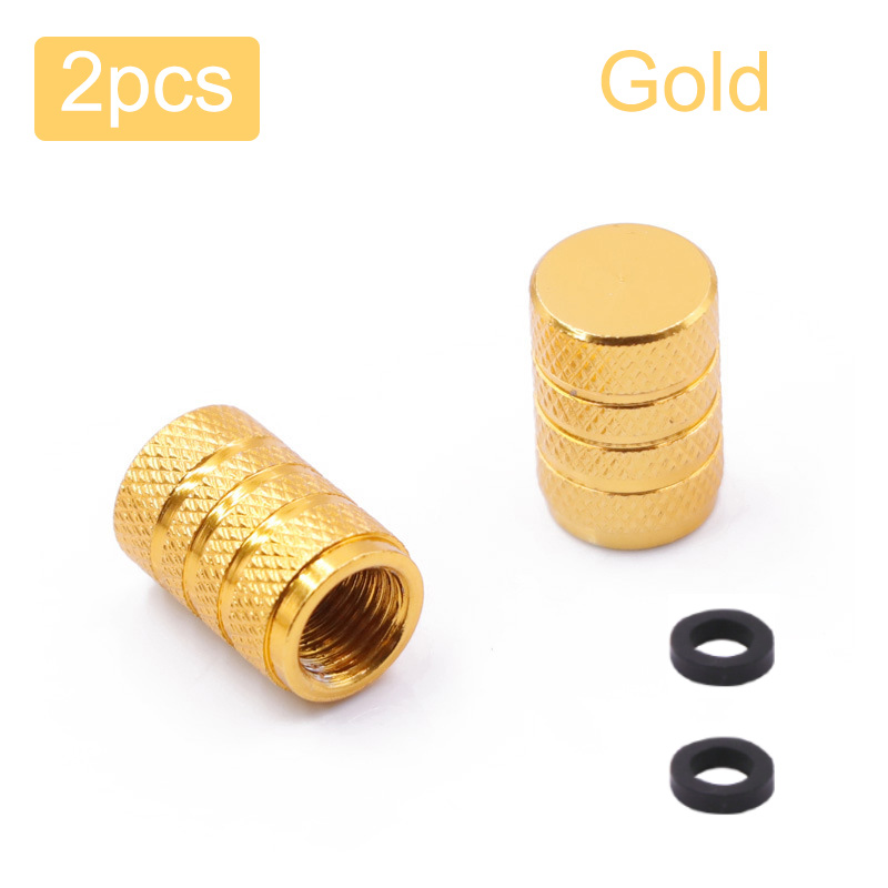 Auto Tire Valve Stems Cap Knurling Style Tire Valve Cap Aluminum Tire Wheel Stem Air Valve Cap for Car Truck Motorcycle SUV Bike: black