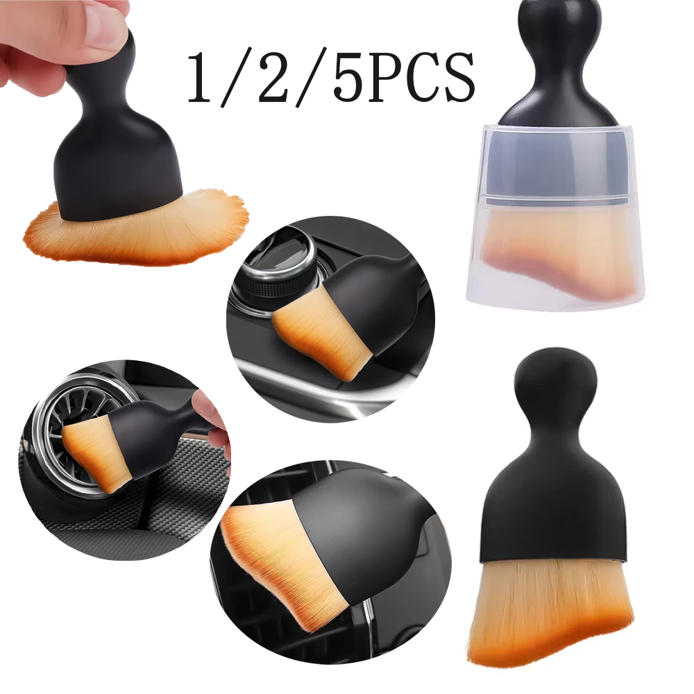 1/2/5Pcs Auto Innen Reinigung Pinsel Zubehör tragbare Weiche Fell Spalt Detaillierung Conditioner Air Outlet reinigung Artefakt Werkzeug