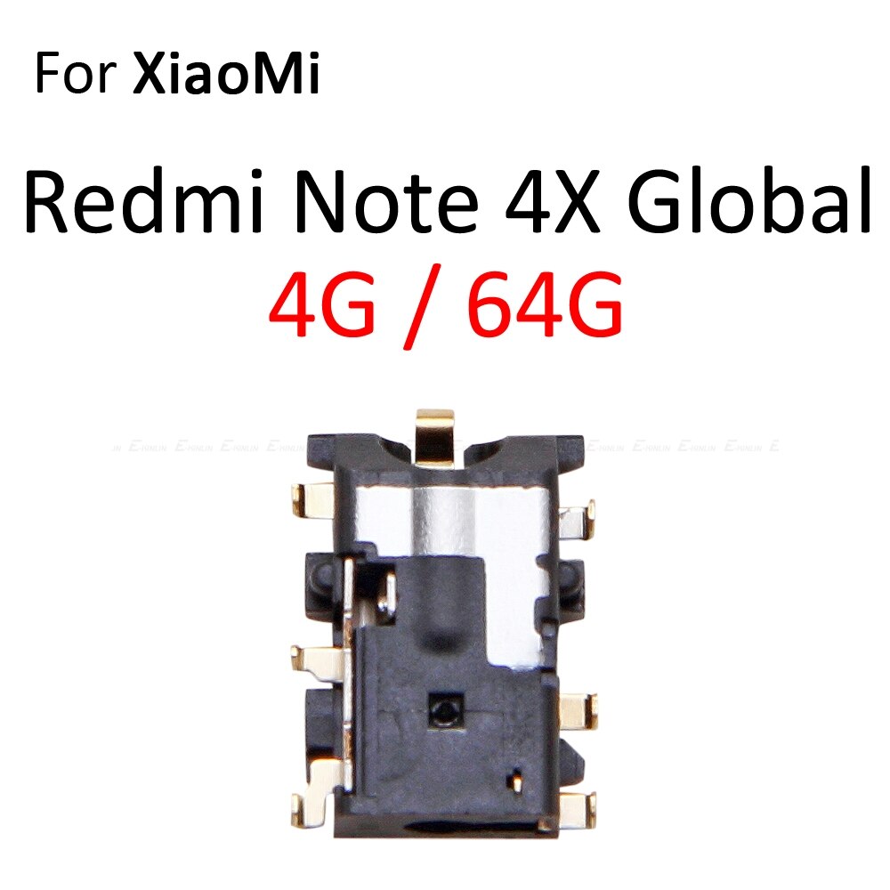 Ear Earphone Headphone Jack Audio Port Connector Flex Repair Parts For XiaoMi Redmi Note 5A 4X 4A 4 3 Pro