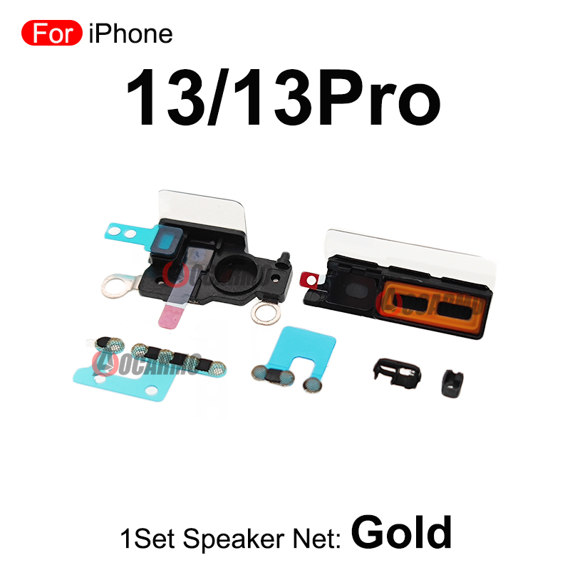 Voor Iphone 13Pro Max 13Mini Fullset Luidspreker Anti Dust Mesh Anti Dust Luidspreker Netto Vervangende Onderdelen: Blauw