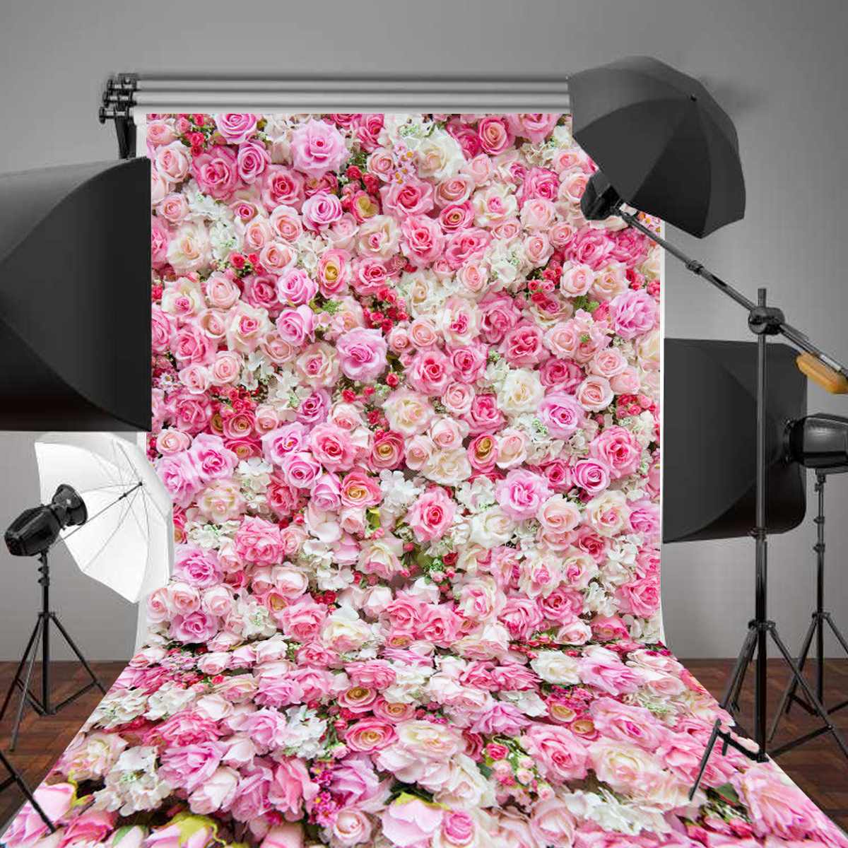 5x7FT 3D Wedding Rose Bloemen Fotografie Achtergrond Studio Prop Achtergrond