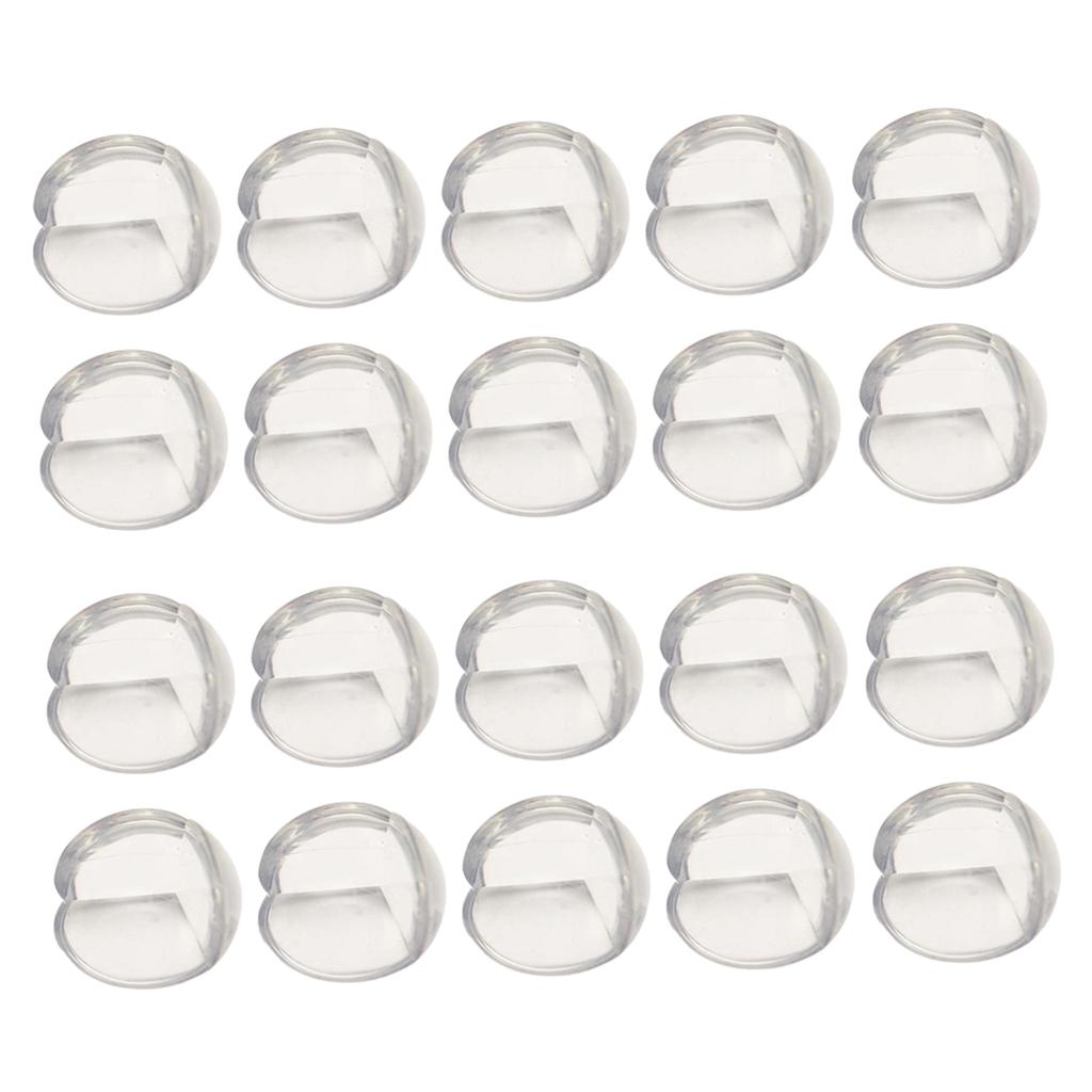 Protecteur d&#39;angle transparent, épais, facile à utiliser pour les enfants, 20 pièces