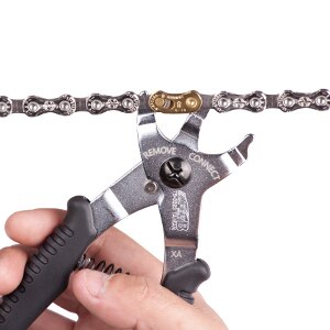 SUPER B TB-3323 bike kette magischen knopf clamp entferner und verbinden tools kette reparatur werkzeuge 2 in 1 master link zangen-dreizack