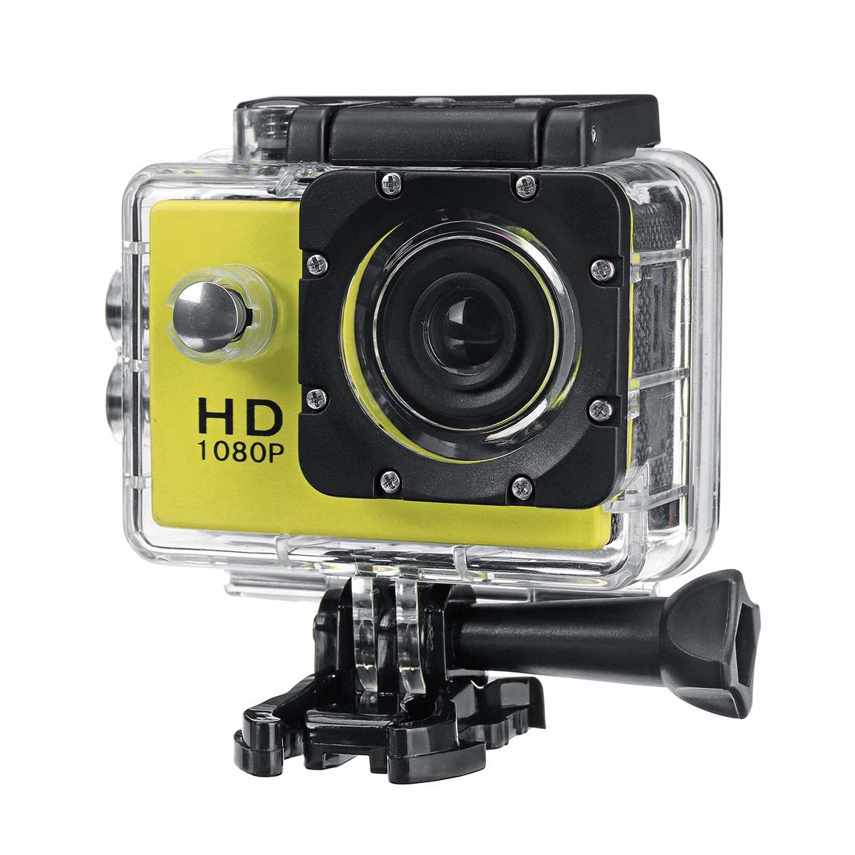 Sports Camera 1080P 4K 2.0'' Waterproof Recorder Sj4000 LCD Screen Outdoor Skiing Driving Sport DV Camcorder Multifunctional: Yellow