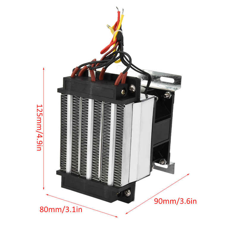 400W 220V Keramische Air Verwarmingselement Geïsoleerde Ptc Keramische Air Heater Ptc Verwarmingselement