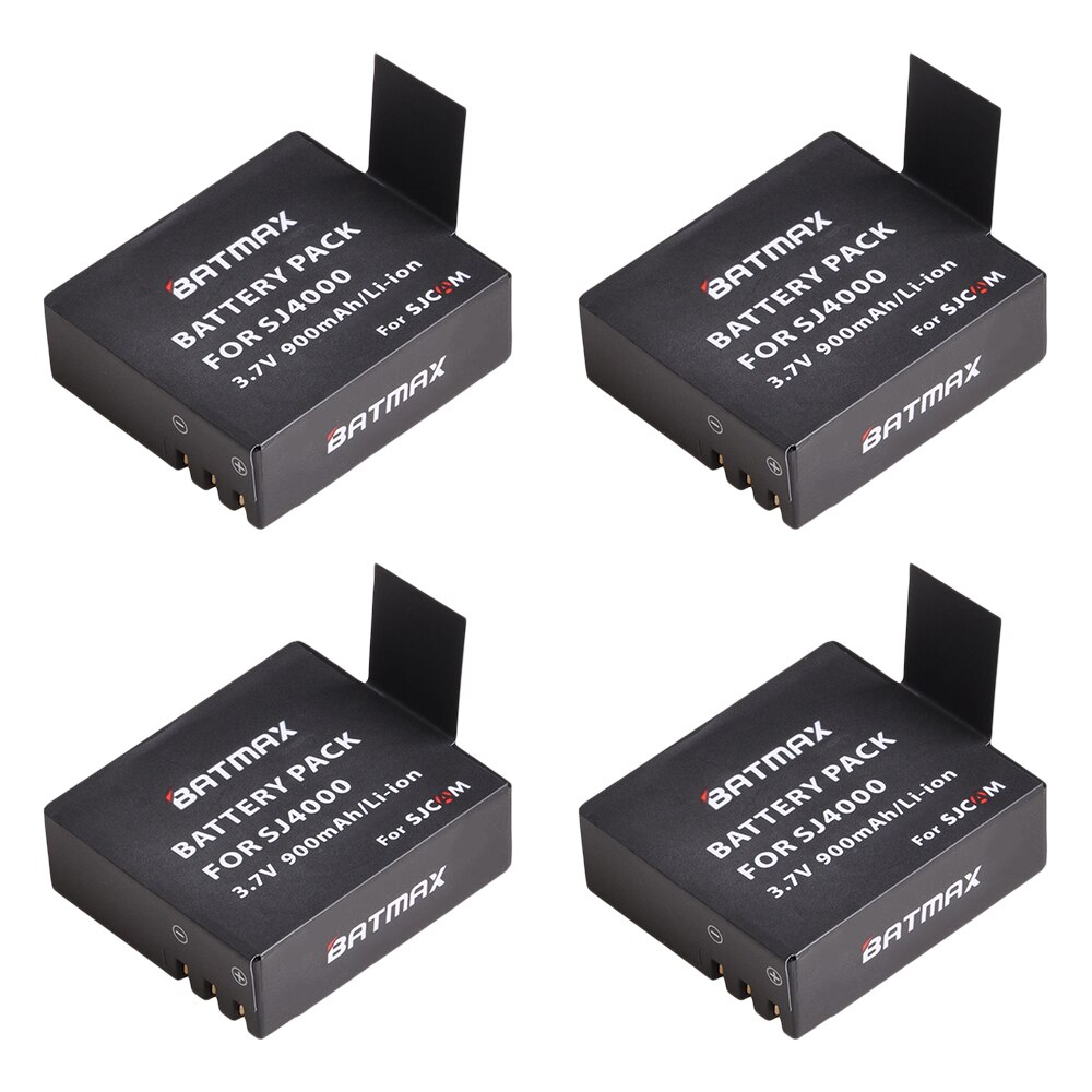 4 kpl sjcam  sj4000 eken  h9 git -lb101 git akku + lcd usb kaksoislaturi  sj5000 akulle  m10 sj5000x urheilutoimintakamera dv: 4 kpl