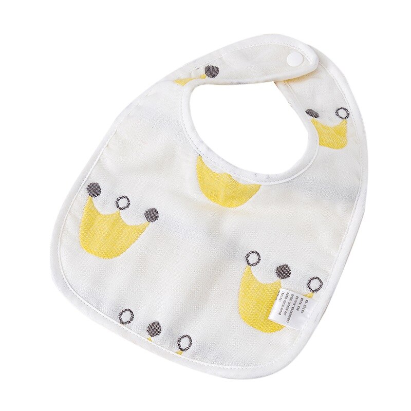 U lavável em forma de babador da criança absorvente toalha de baba panos de arroto infantil para babar babador do bebê que imprime a saliva macia da gaze do babador