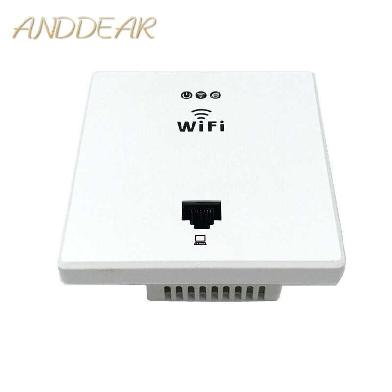 ANDDEAR White Wireless WiFi in Muur AP Hotel Kamers Wifi Cover Mini Wall-mount AP Router Access punt