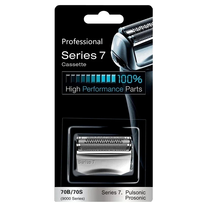 70S vervangende kop compatibel met Braun Series 7 elektrische scheerapparaten 790cc,760cc,750cc,720,799,797,720,730,765CC: Light Grey