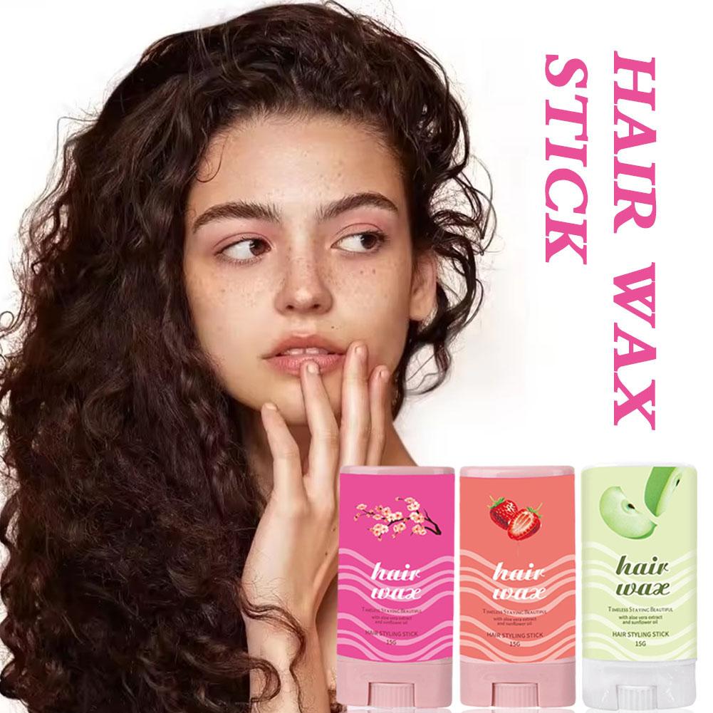 Hair Wax Stick Pomade Broken Frizz Maintain Style For Broken Hair Tidy Up Cream Safe Natural Ingredients Non Greasy