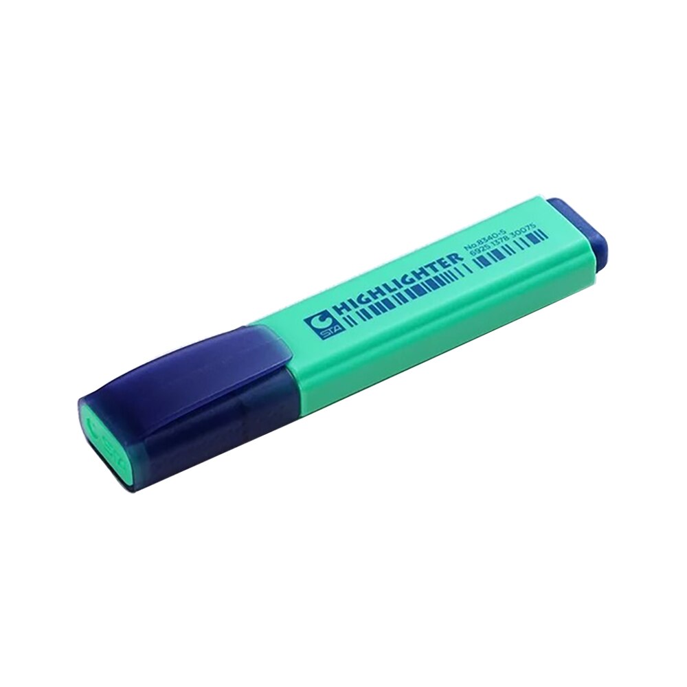 Sta highlighter markører assorterede farver bulk fluorescerende enkelt tekst fokus penne til understregning: Grøn