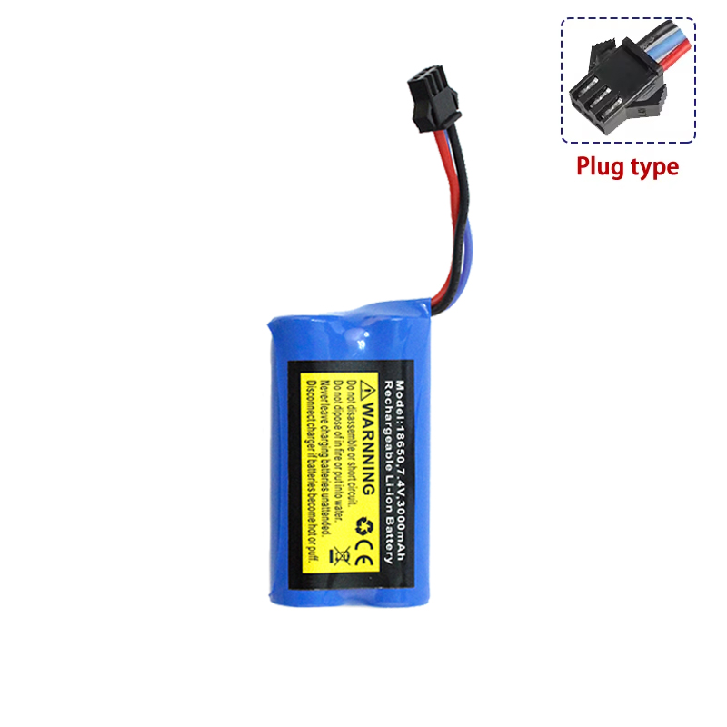 7.4V 3000mah Battery Charger MN82 Remote Control Car Battery MN128 MN78 LC79 for MN168 MN99S MN98 RC Stunt Car SM3P: Blue