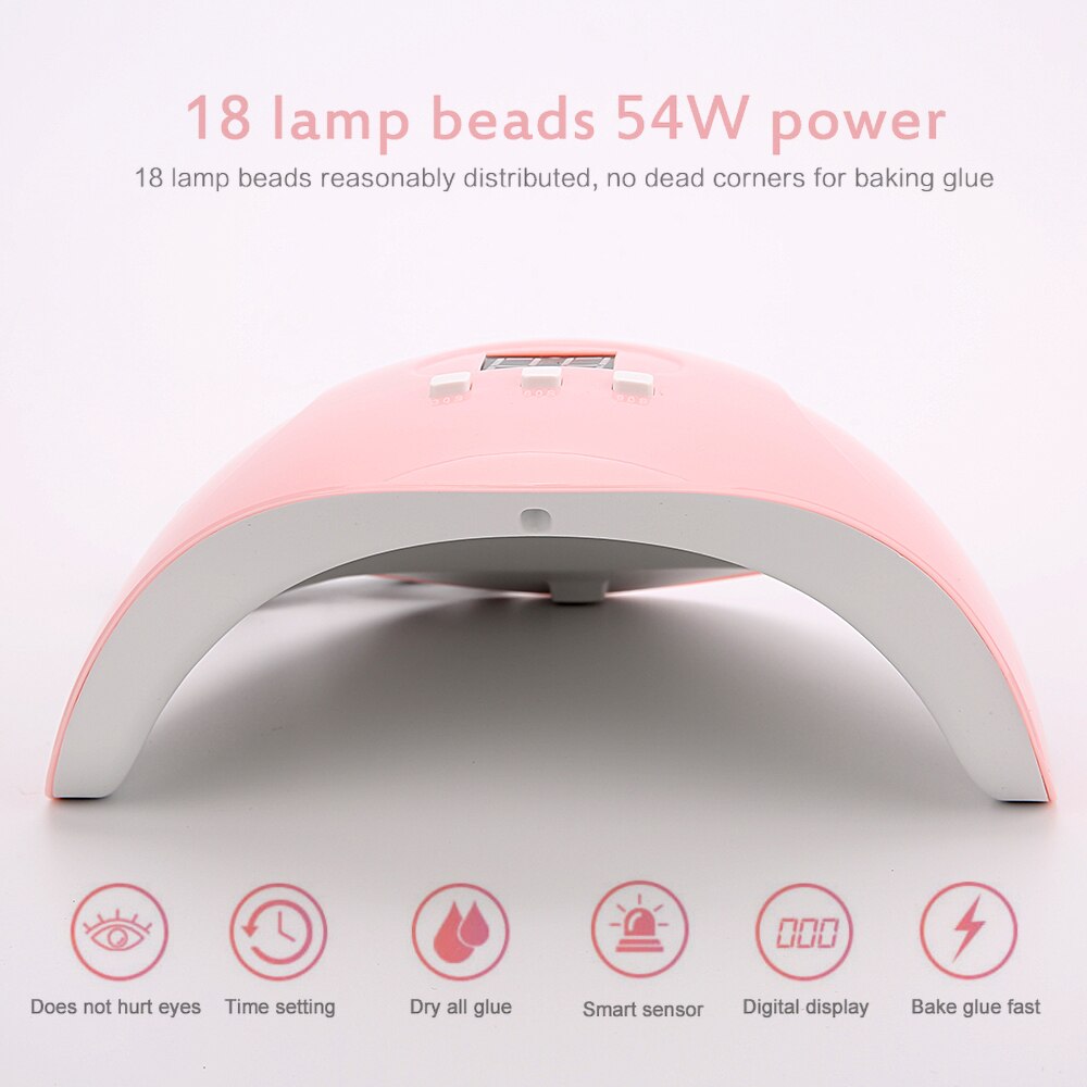 Nail Art Manicure 36 W Uv Led Lamp Nagel Lichttherapie Machine Usb Nail Machine Led Droger Sneldrogende lamp Nagellak Gel Cure