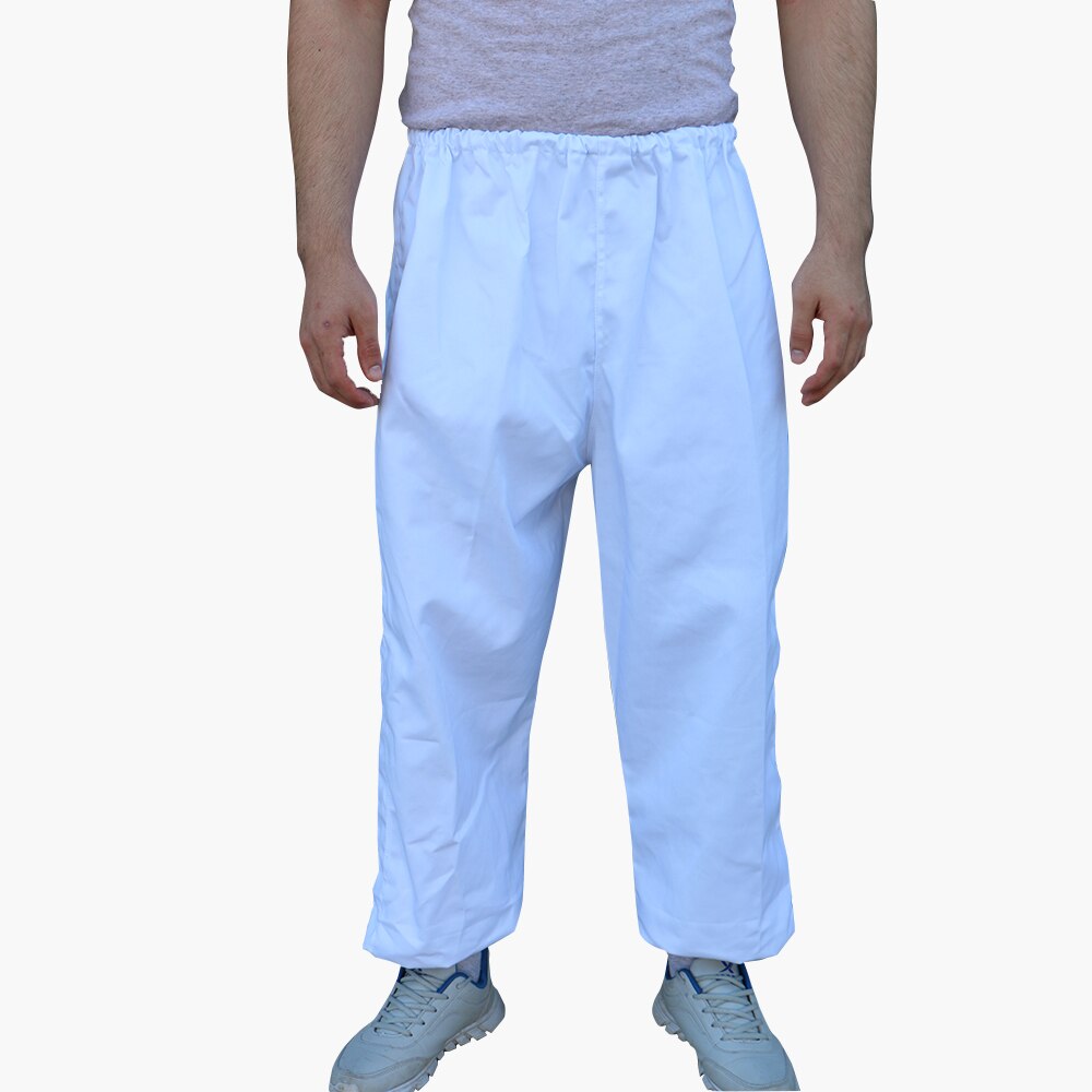 Beefunn-vêtements de protection à voile rond, Anti-abeille, costume pour apiculteur, veste et pantalon blanc