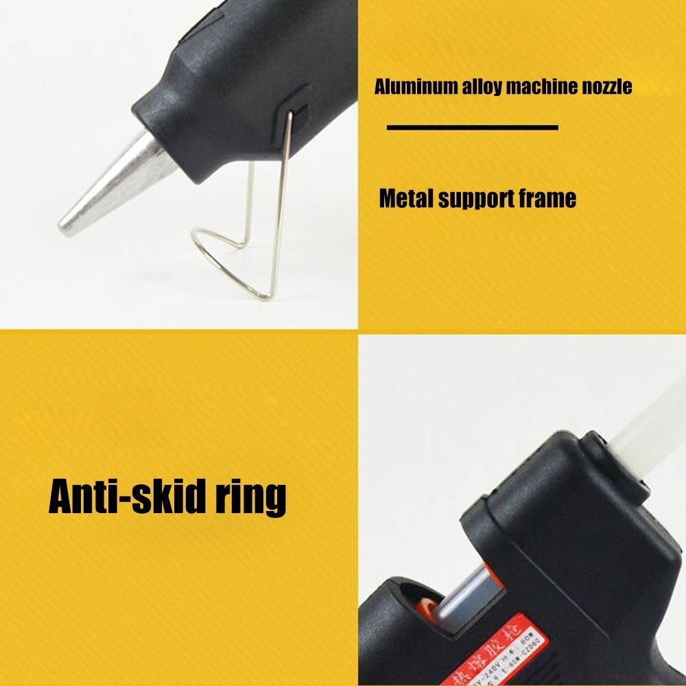 20W Home-use Industrial Melted Glue Machine Multifunctional DIY Rubber Machine with Independent Switch