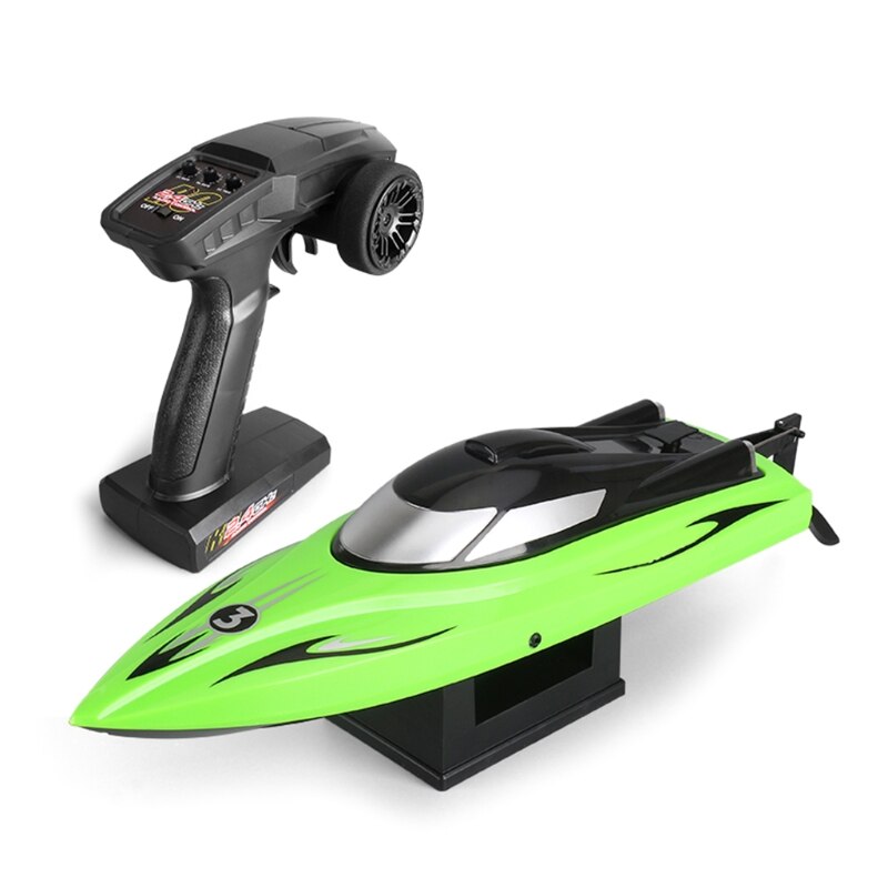 HX5D Novelty Wireless Boat Under Water Children Remote Control Speedboat Vehicle: Green