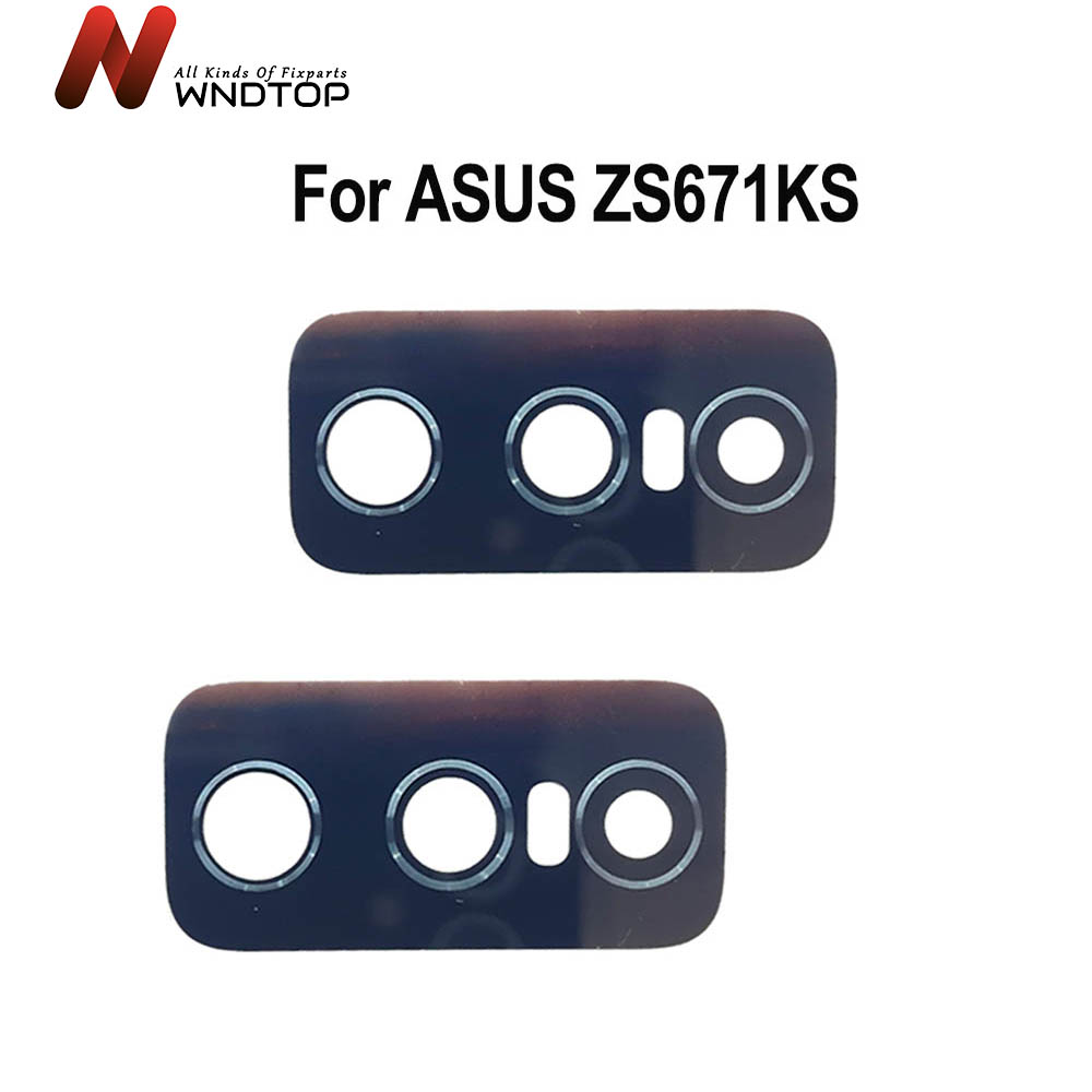 Vetro dell'obiettivo della fotocamera posteriore posteriore originale per Asus Zenfone 7 Pro ZS671KS obiettivo della fotocamera per Asus ZS671KS vetro dell'obiettivo della fotocamera