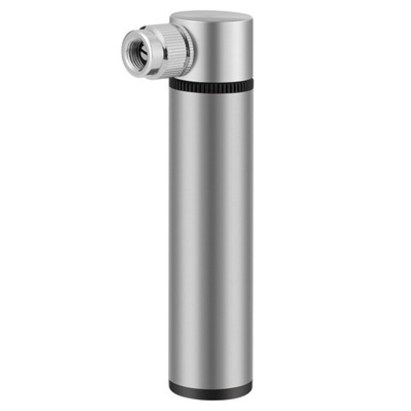 Mini pompe à Air haute pression 120psi pour vélo, en alliage d'aluminium, manuelle, Valve de gonflage de pneus, vtt, cyclisme sur route: silver