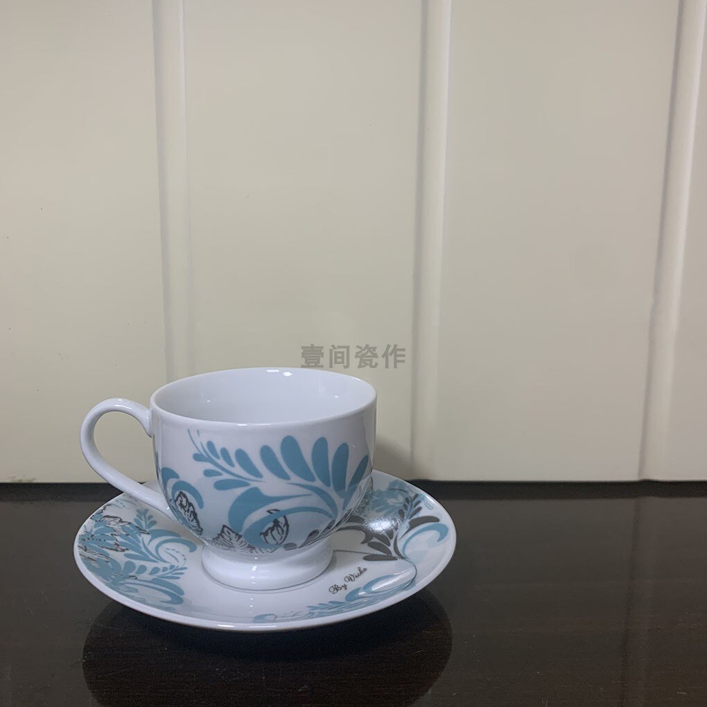 Travel Handle Coffee Mug Ceramic Nordic Single Espresso Cup Saucer Simple Tazas Cafe Household Daily Necessities EF50CC: Default Title