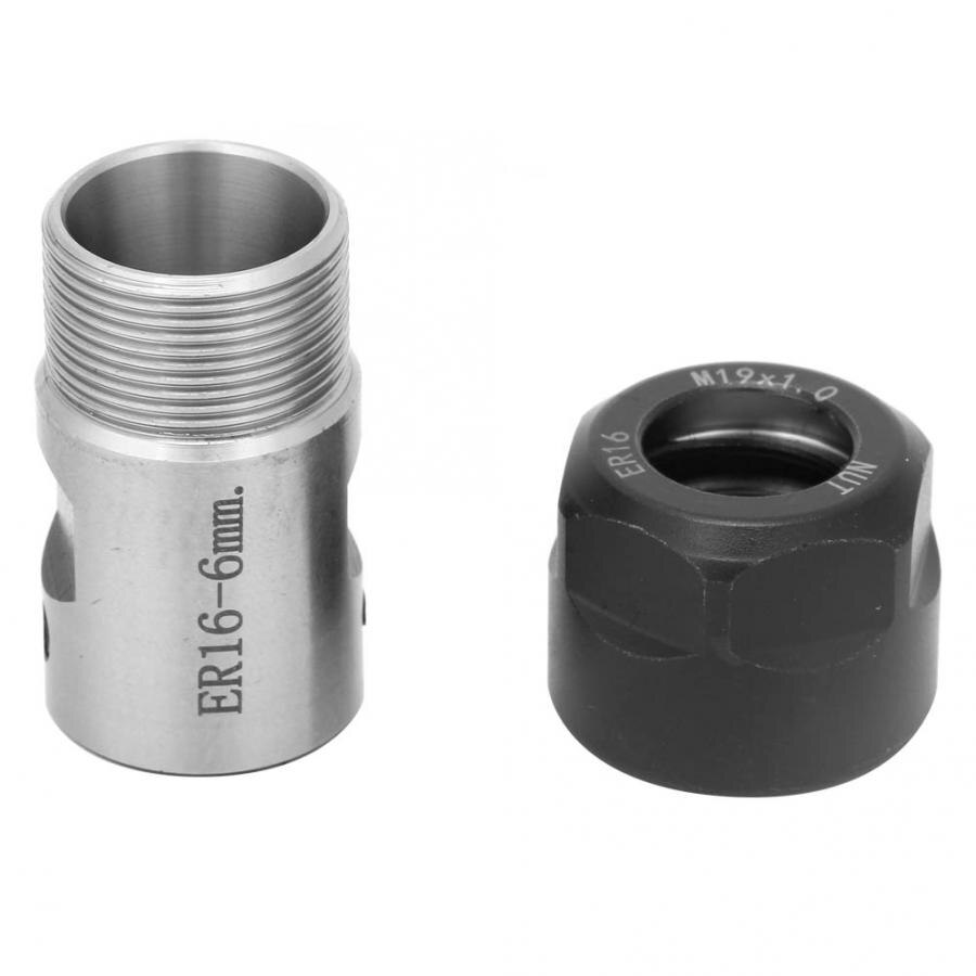 C20-ER16-35L Collet Block Chuck Collet Holder Spindle Motor Shaft Extension Rod Milling Cutter Clamping Tool Bar 6/8/10/12/16mm