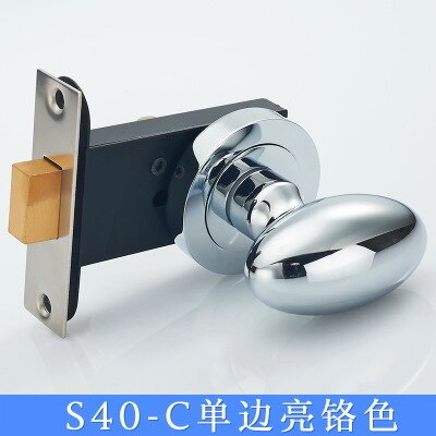 Bellissime serrature invisibili, forma di uovo di anatra, 4 colori, maniglia invisibile sullo sfondo, installata su un lato della porta, senza chiave, serratura: bianca