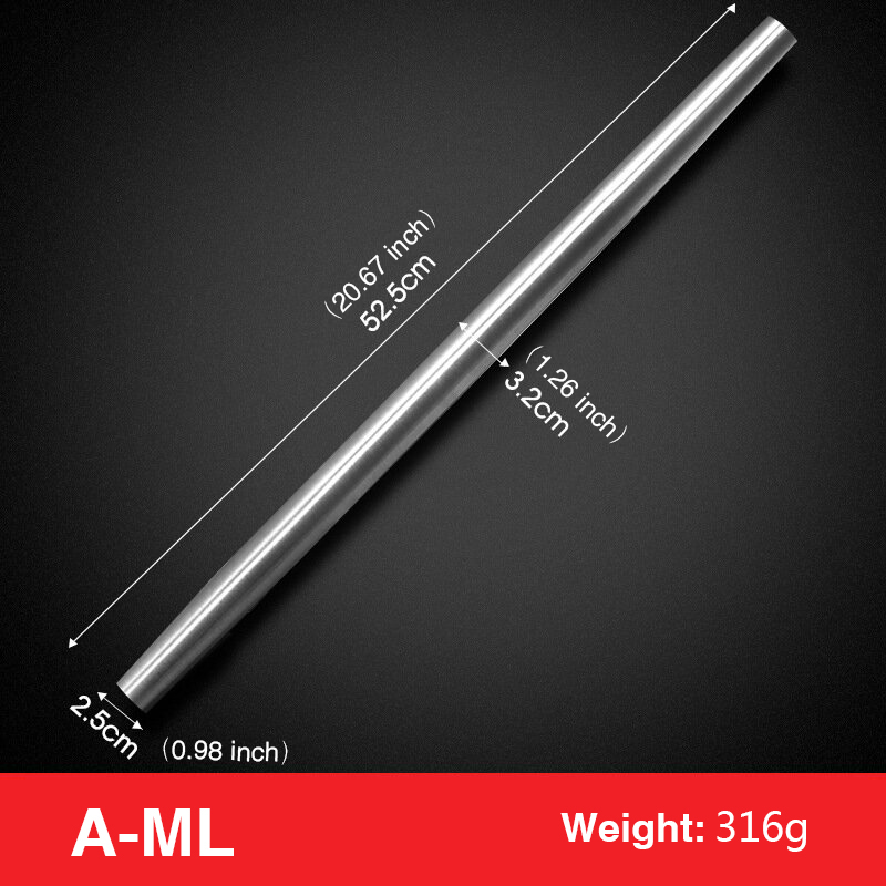 Stainless Steel Rolling Pin Dough Roller Dumpling Wrapper Kitchen Non-stick Baking Accessories Tool Pizza Noodle Cookie Making: A-ML-