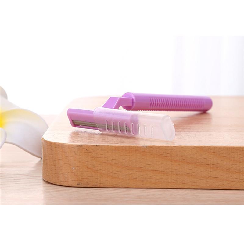 Dames scheermes schraper handvat met contour scheermesje scheermesje met mesjes beautytool accessoires