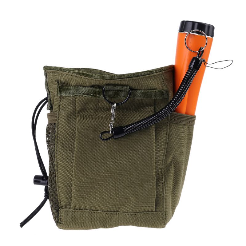 Metal Detecting Pouch Bag Digger Supply Treasure Waist Luck Recovery Finds Bag Pinpointer Shovel Metal Detector Bag.