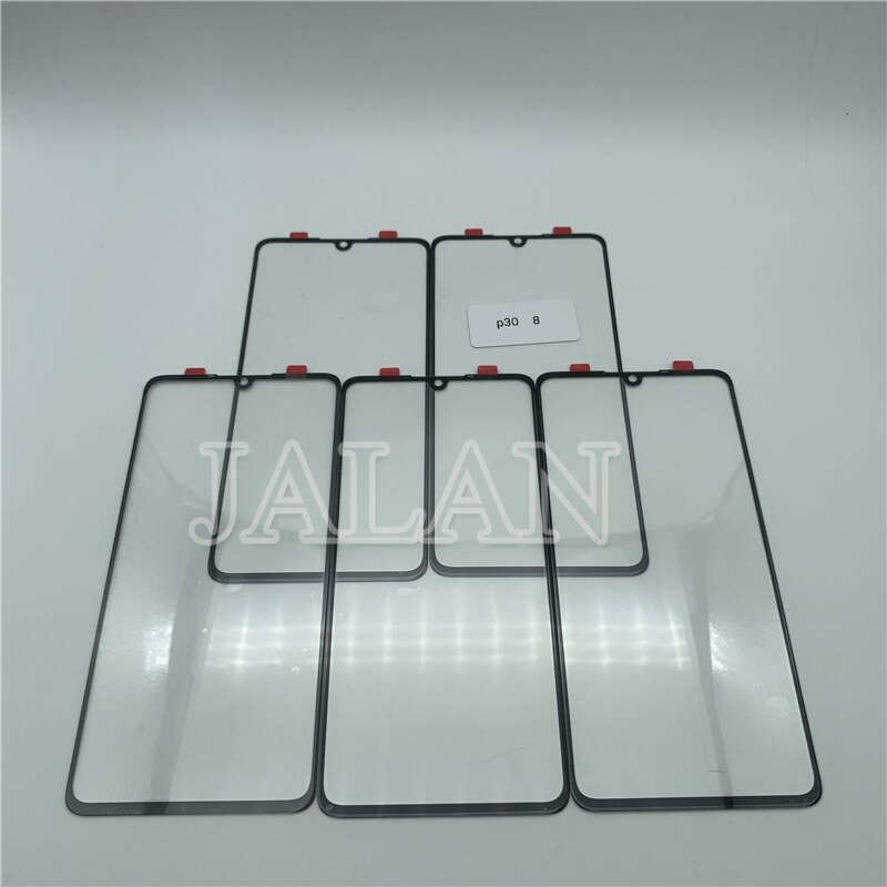Cristal frontal para HUAWEI P9 P10 P30 P40 Lite / P20 Pro/P Smart plus/ P smart Z , reparación LCD dañada, 5 uds.