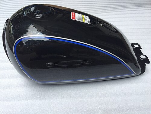 Réservoir de carburant GN125 noir et rouge pour Suzuki, pièces de moto, réservoir d&#39;essence 1994 – 2001, neuf: Black