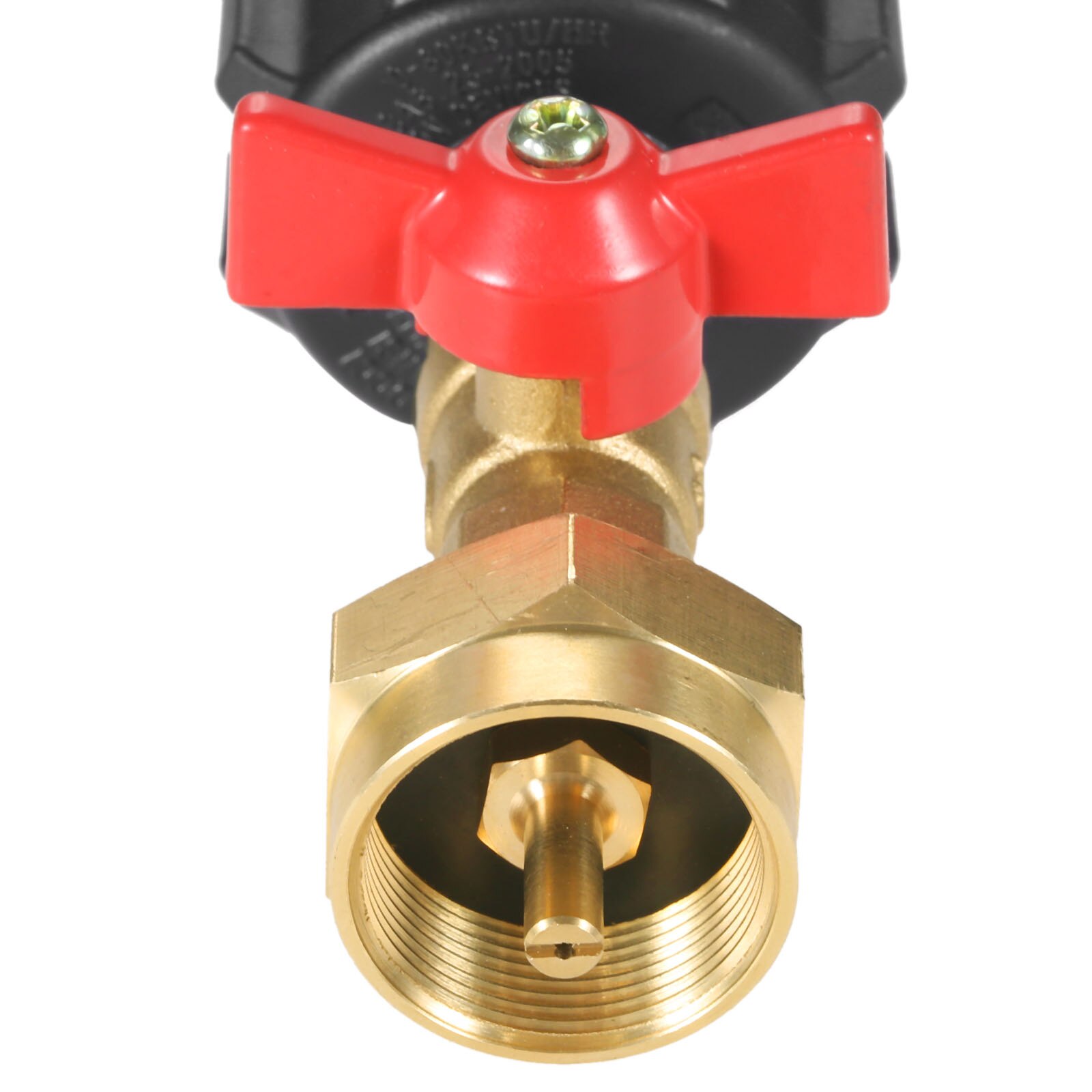 QCC1 Propane Refill Adapter Valve Brass Connector fit 1lb Bottle Tank 20-40LBS Cylinder with Switch Shut On/Off Controller Gas