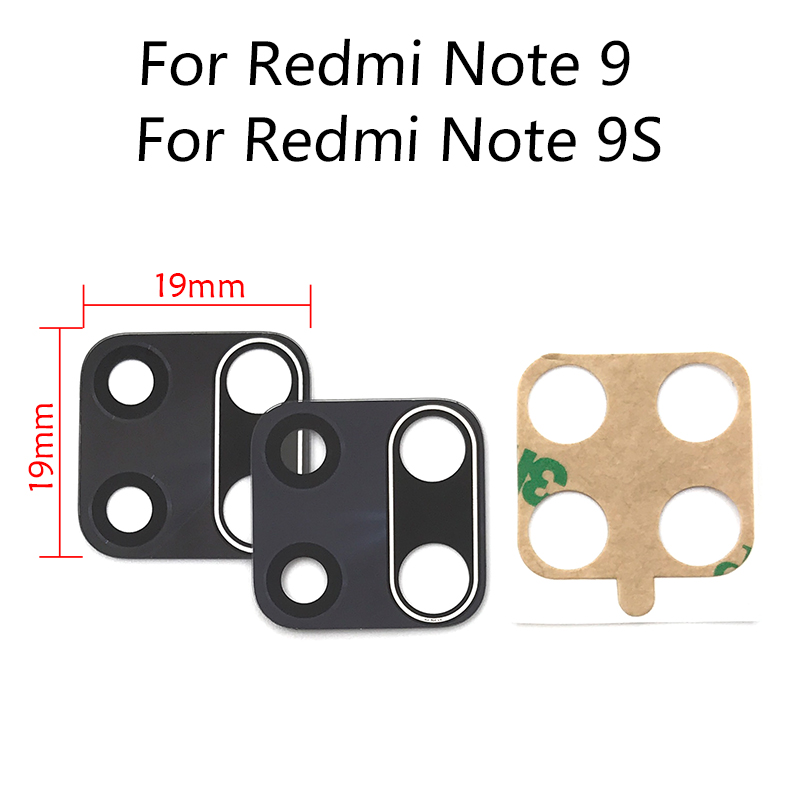 Dla Xiaomi Redmi Uwaga 9 9S 8T szklany obiektyw aparatu tylna kamera szklany obiektyw z klejem robić Redmi Uwaga 9 zawodowiec Max