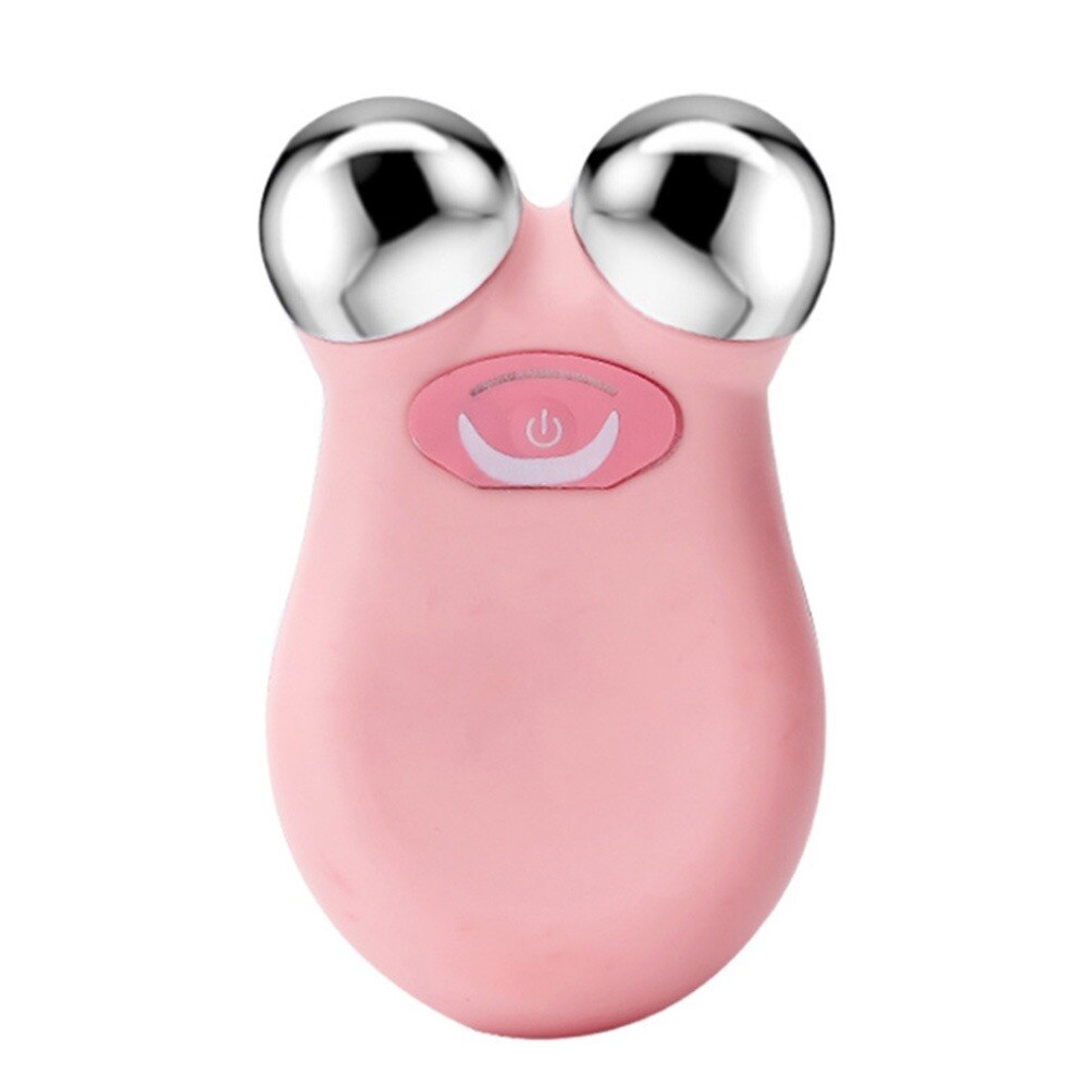 Face Lifting Microcurrent Roller Massager Skin Tightening Anti Wrinkle BIO Micro Current Facial Lift Care Beauty Device: B